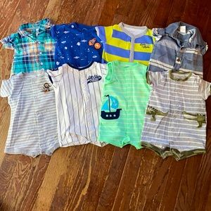 Carter’s Baby Boy Romper Bundle